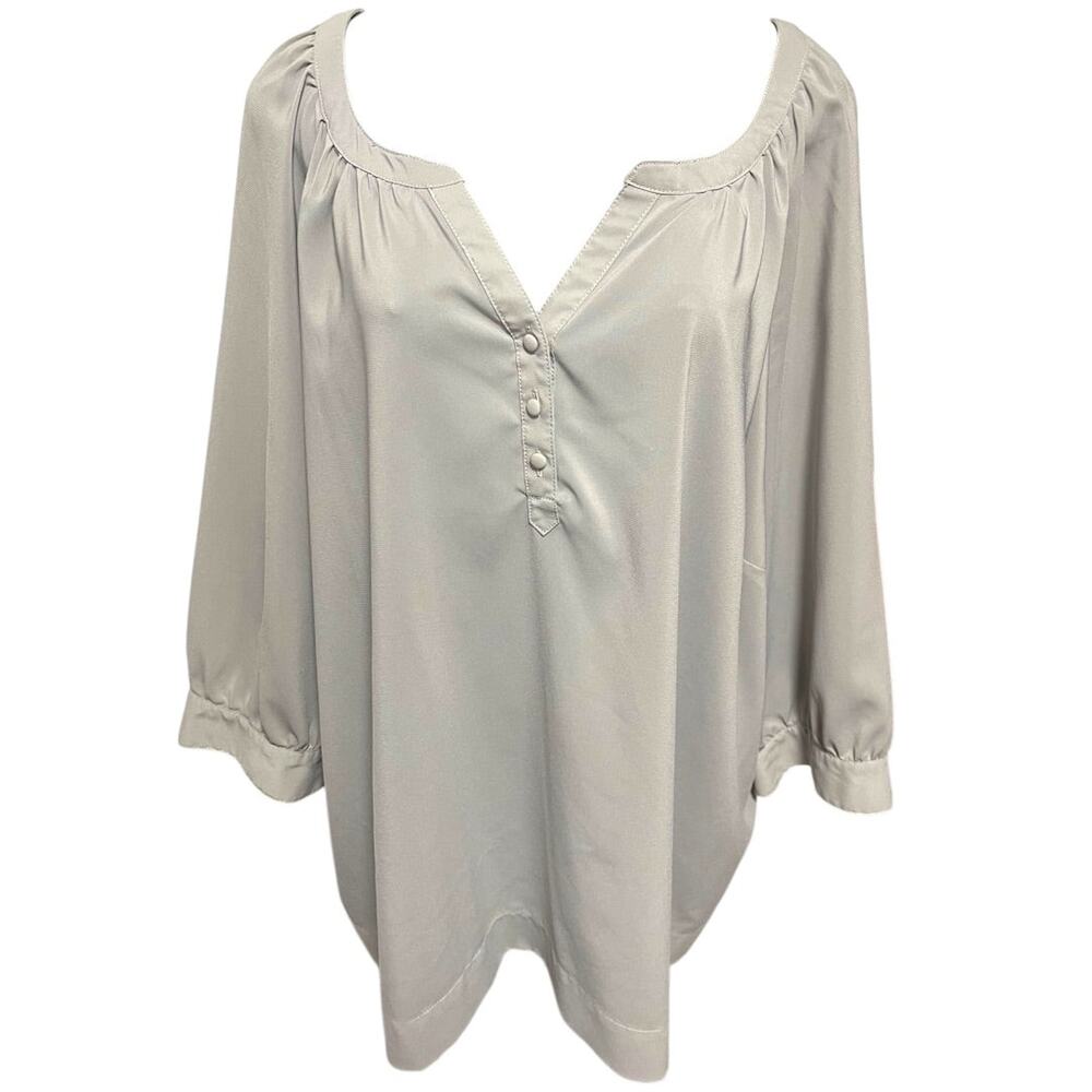 30/32 Avenue Gray Pullover Blouse